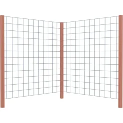Gaas startpakket tuinhek hardhout 180 x 180 cm
