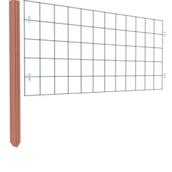 Gaas volgpakket tuinhek hardhout liggend 75 x 180 cm