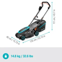 GARDENA elektrische grasmaaier PowerMax 37/1800 G2
