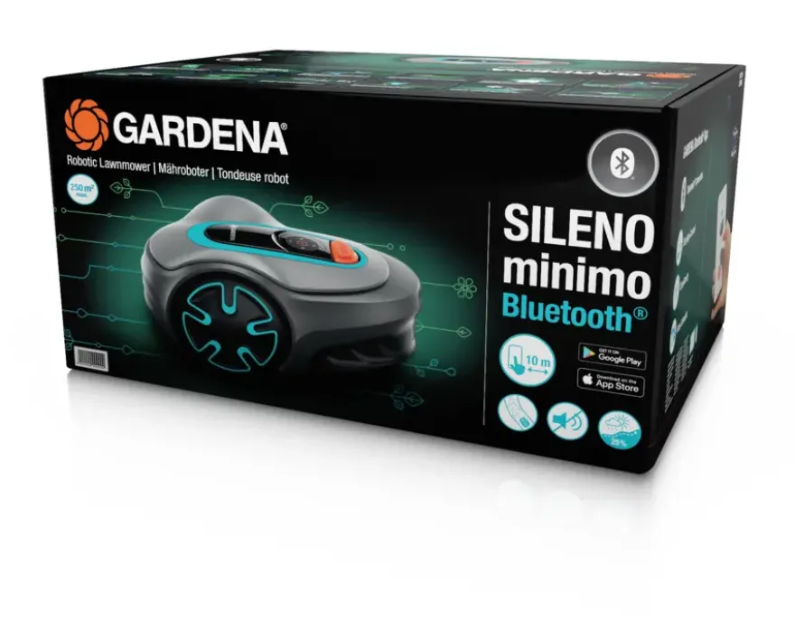 Gardena robotmaaier Sileno Minimo 250 m² inclusief Bluetooth