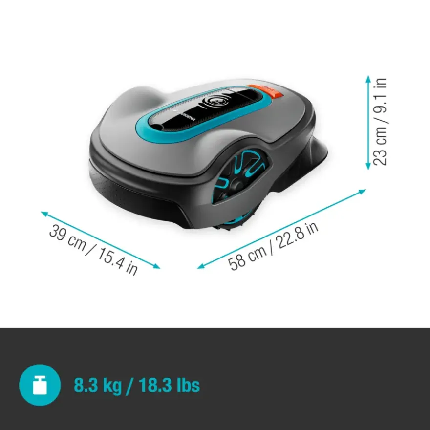 Gardena robotmaaier smart SILENO life 1250 m² - 21cm