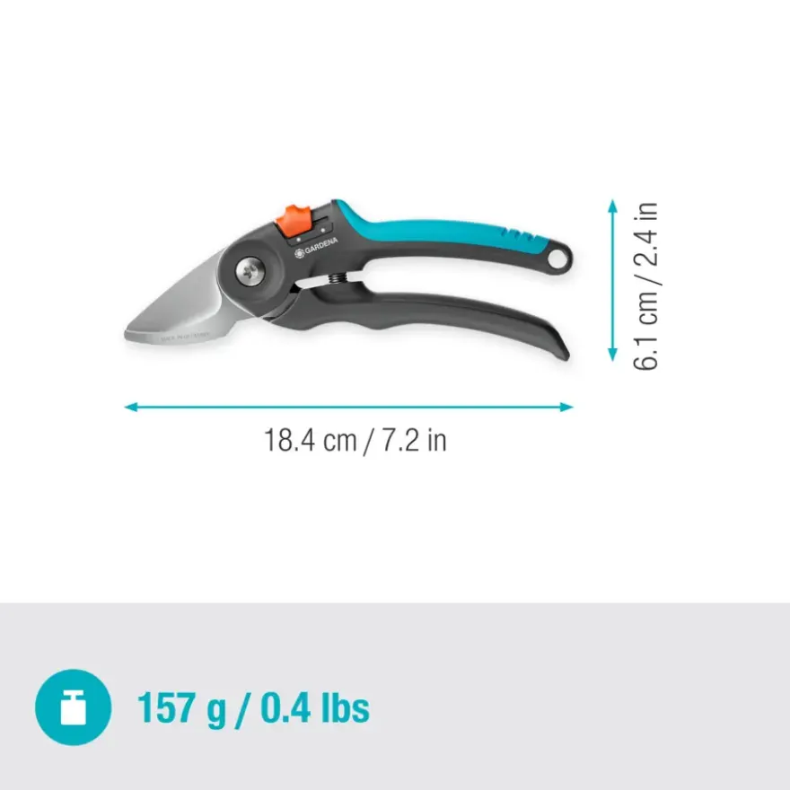 Gardena snoeischaar PremiumCut voor vers hout met bypass-snede - 22 mm snoeidiameter