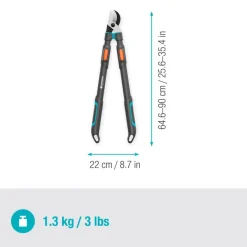 Gardena takkenschaar TeleCut Pro L bypass