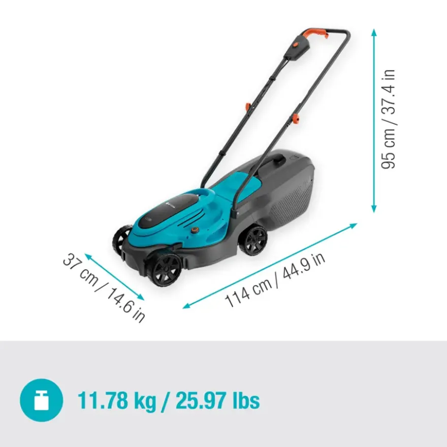 Gardena 18V grasmaaier EasyMax 32cm incl. 4.0Ahaccu