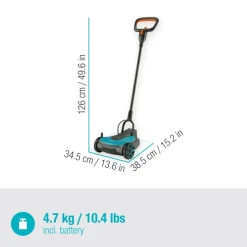 Gardena 18V grasmaaier HandyMower 22cm incl. 2,5Ah accu + lader