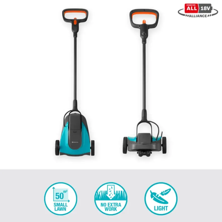 Gardena 18V grasmaaier HandyMower 22cm incl. 2,5Ah accu + lader