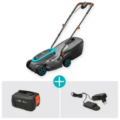 Gardena 18V grasmaaier Powermax P4A 32cm (P4A) incl. 4.0Ah accu + lader