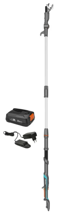 Gardena 18V telescopische takkenschaar 2,5m (P4A) Incl. 2.0Ah accu + lader
