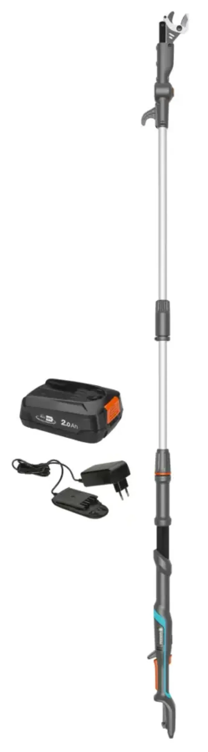 Gardena 18V telescopische takkenschaar 2,5m (P4A) Incl. 2.0Ah accu + lader