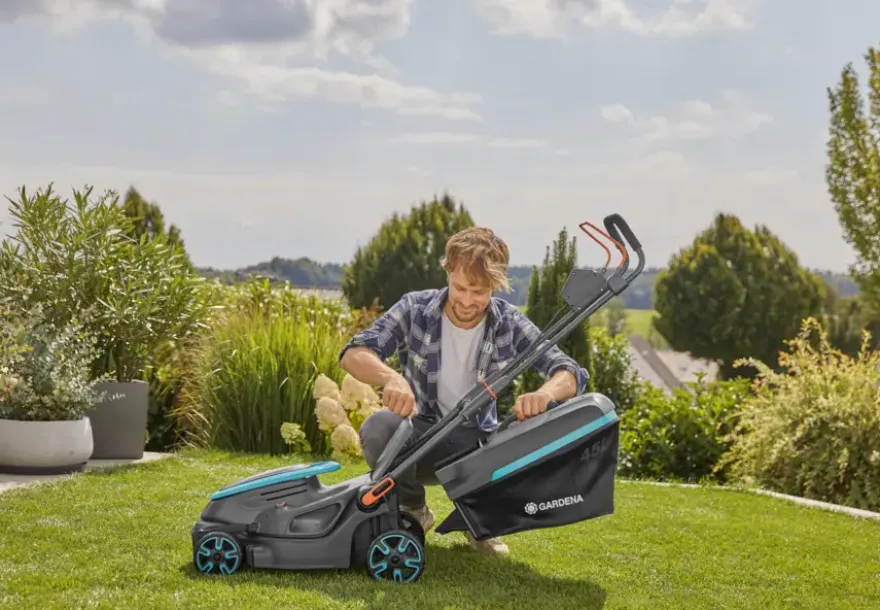 Gardena 2x18V grasmaaier Powermax P4A 37cm (zonder accu)