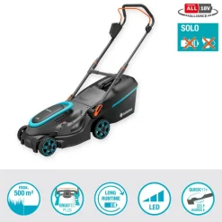 Gardena 2x18V grasmaaier Powermax P4A 37cm (zonder accu)