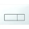 Geberit Delta 51 bedieningspaneel wit voor inbouwreservoir Duofix