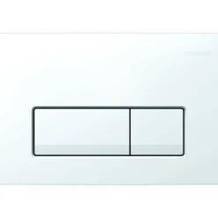 Geberit Delta 51 bedieningspaneel wit voor inbouwreservoir Duofix