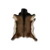 Geitenvacht Vloerkleed Bruin Gemeleerd 20 mm 70x50 cm