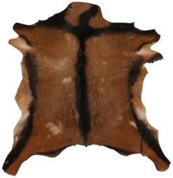 Geitenvacht Vloerkleed Bruin Gemeleerd 20 mm 70x50 cm