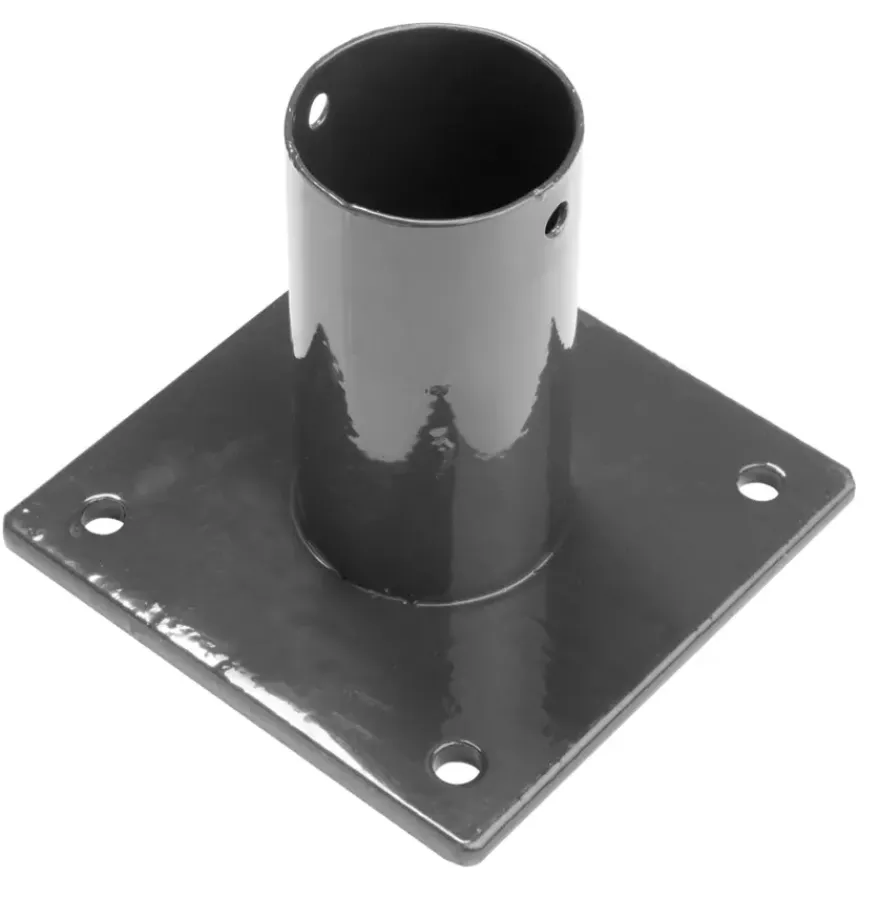 Giardino voet voor ronde paal antraciet 60 mm