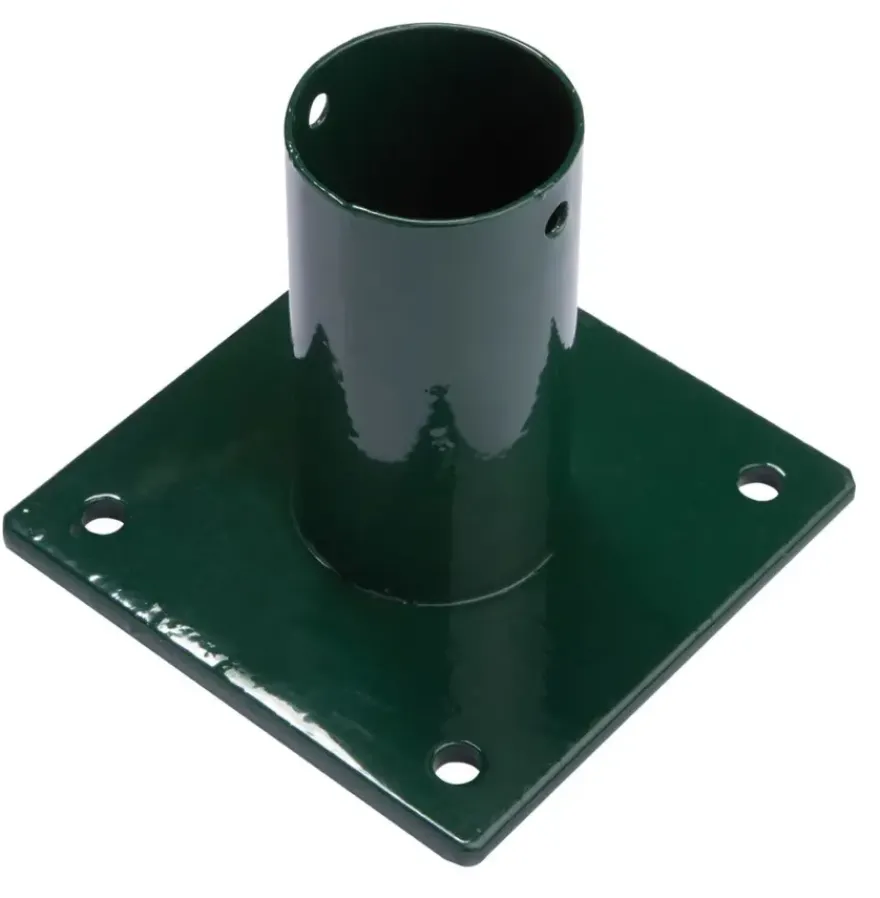 Giardino voet voor ronde tuinpaal groen 48 mm