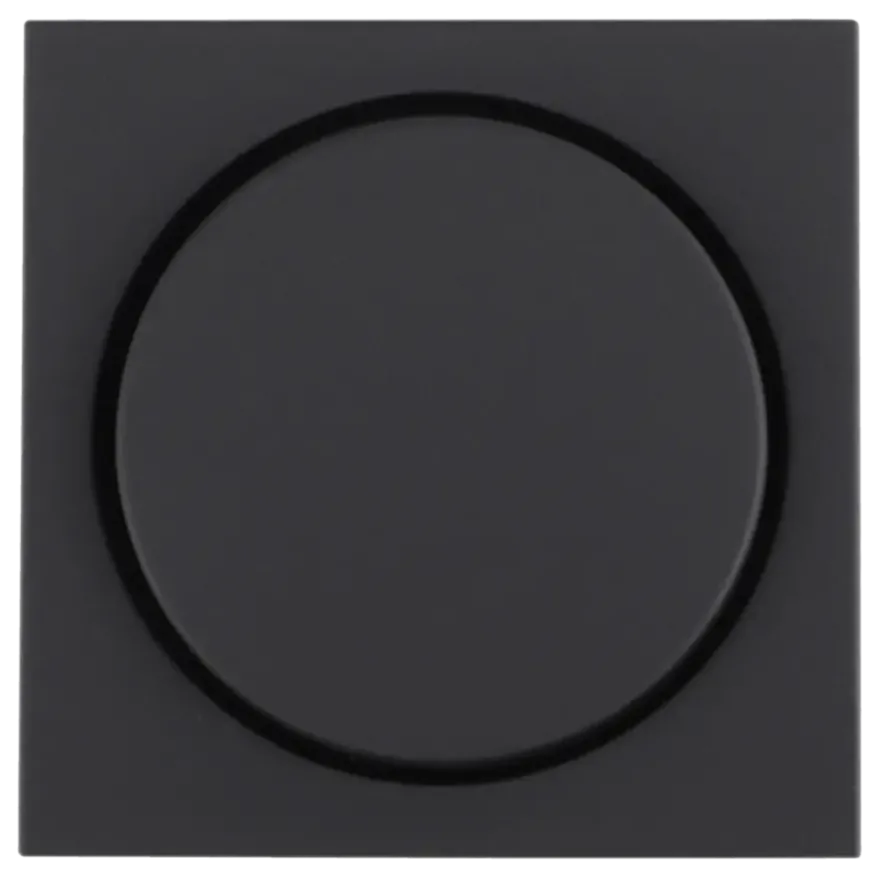 Gira E2 Inbouw Centraalplaat Dimmer Mat Zwart