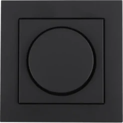 Gira E2 Inbouw Centraalplaat Dimmer Mat Zwart