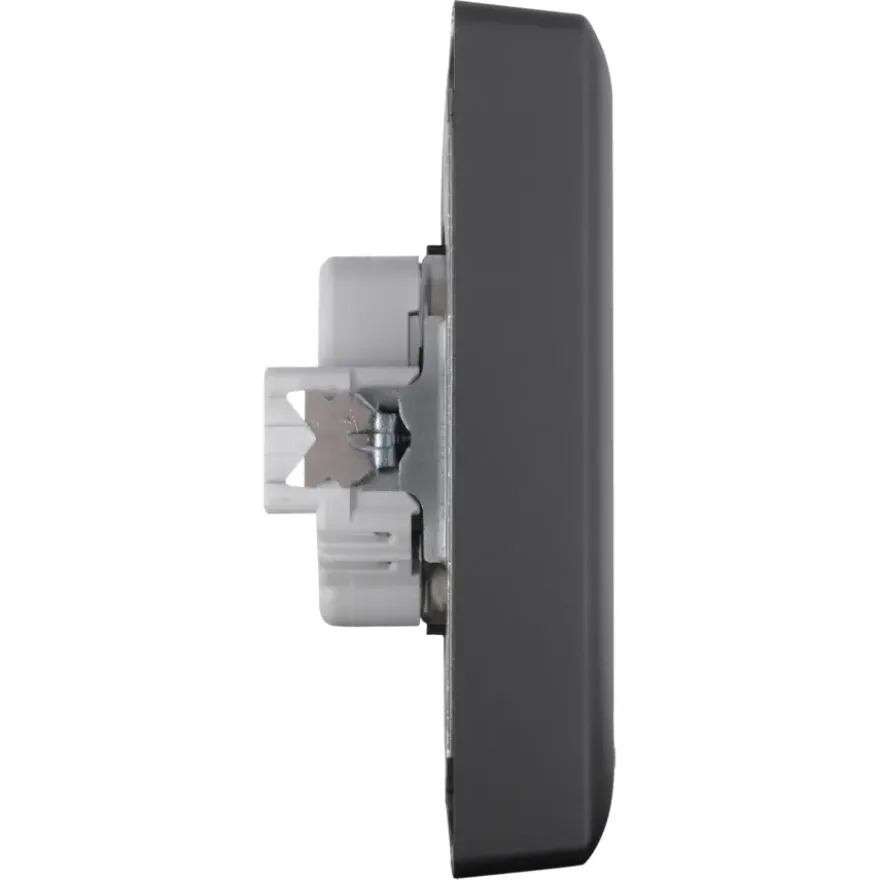 Gira E2 Inbouw Dubbel Geaard Stopcontact Mat Zwart
