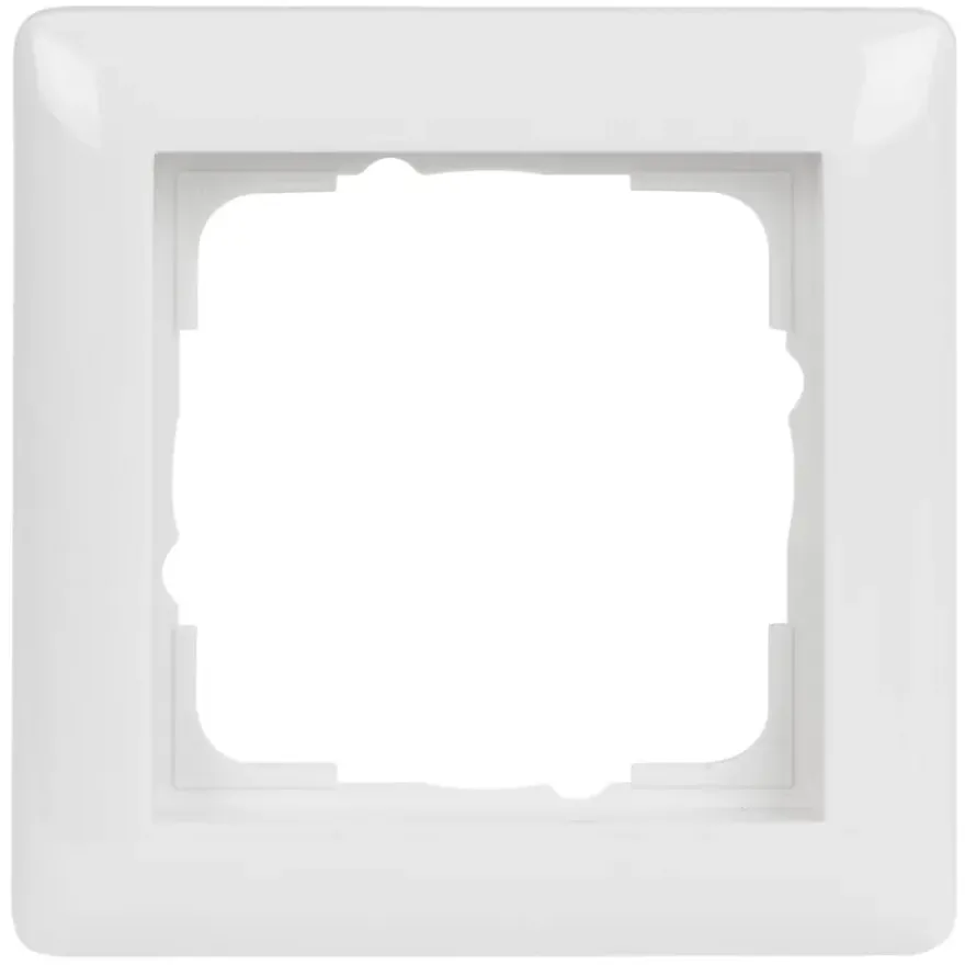 Gira ST55 afdekraam 1-voudig wit