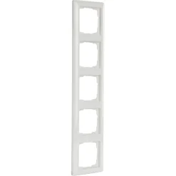 Gira ST55 afdekraam 5 voudig wit