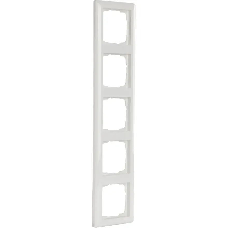 Gira ST55 afdekraam 5 voudig wit
