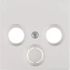 Gira ST55 Centraalplaat Radio/TV Wit