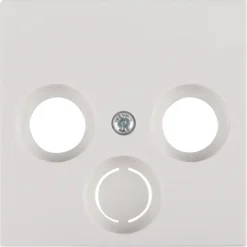 Gira ST55 Centraalplaat Radio/TV Wit