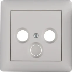 Gira ST55 Centraalplaat Radio/TV Wit