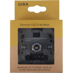 Gira ST55 inbouw dimmer LED/gloei/halogeen