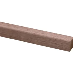 Glaslat hardhout 19x16 mm lengte 270 cm
