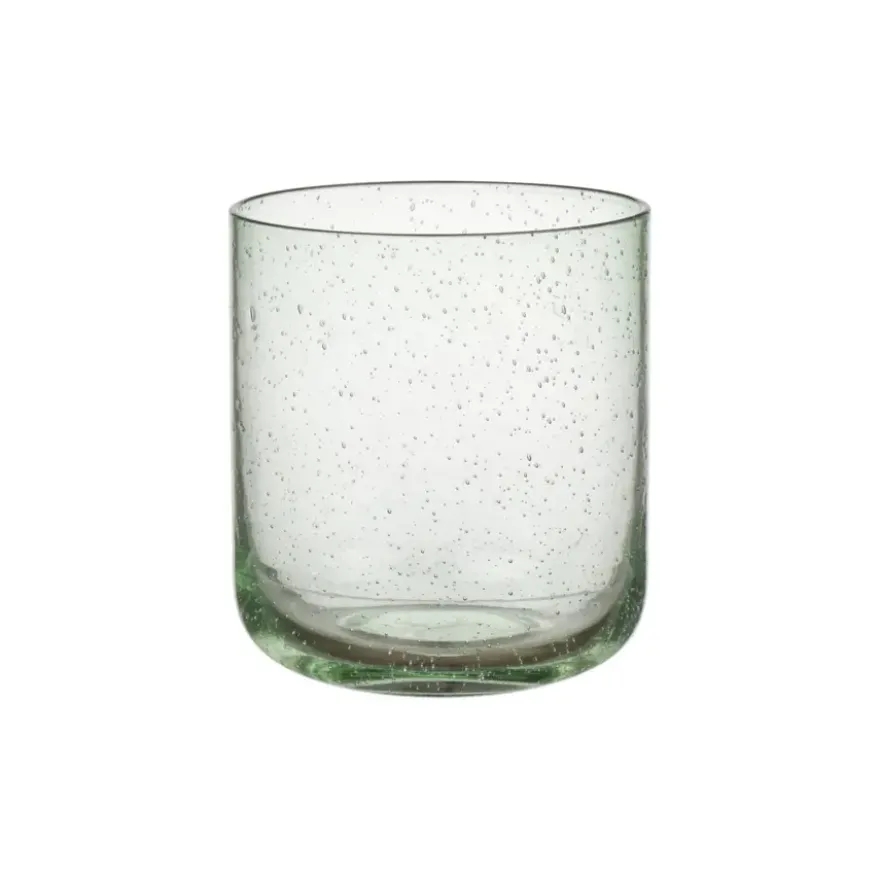 Glas met groene gloed
