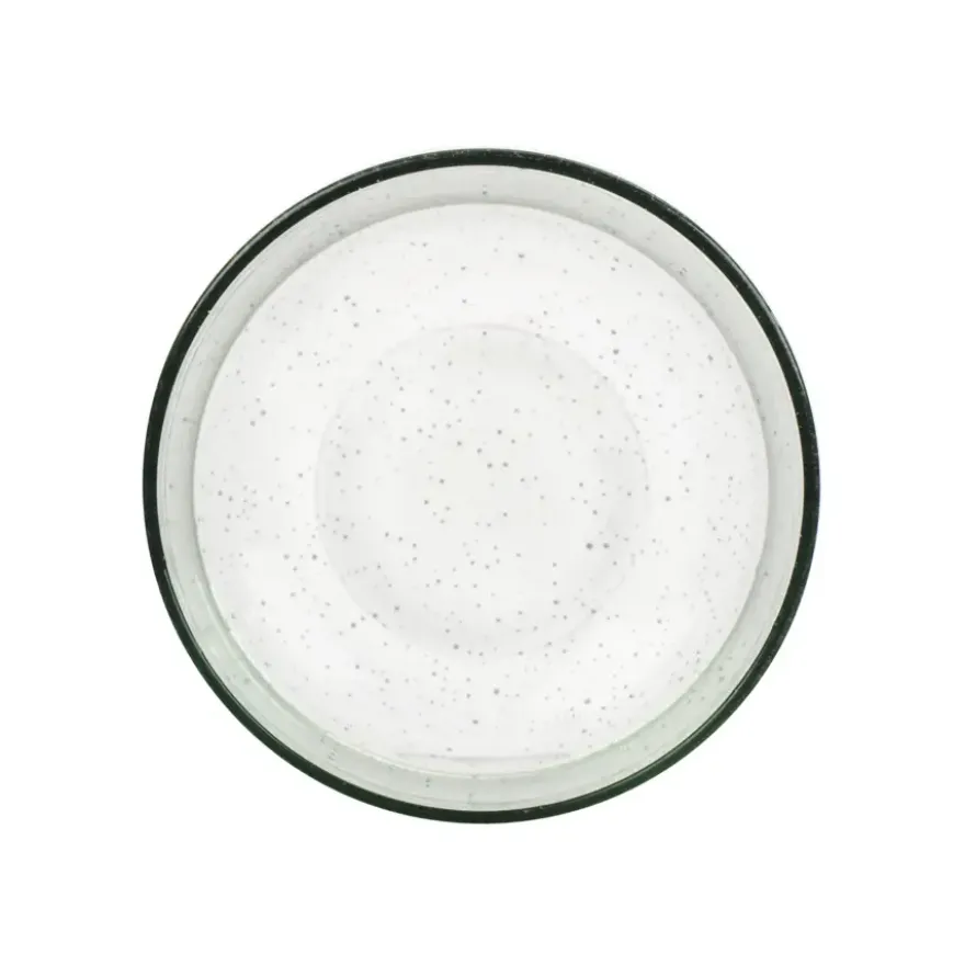 Glas met groene gloed