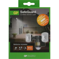 GP Safeguard LED buitenlamp op batterijen met bewegingsmelder