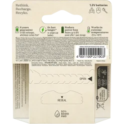 GP Batterij Oplaadbaar AA NiMH 2100 mAh ReCyko 1,2V 4 stuks (3+1)
