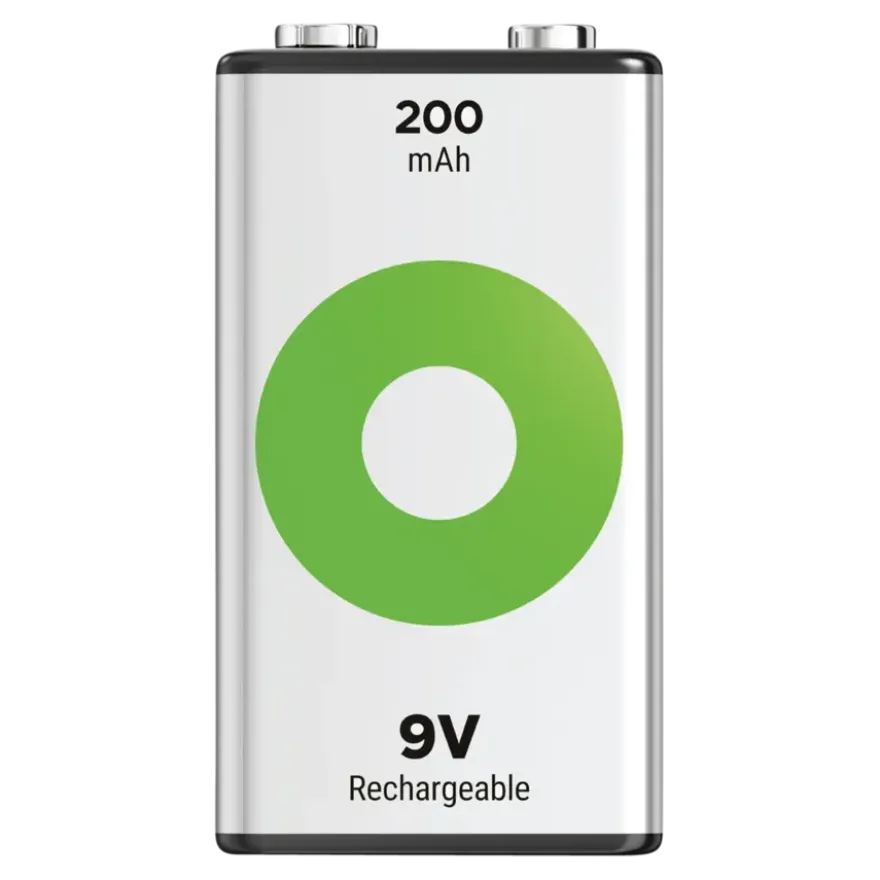 GP Batterij Oplaadbaar 9V NiMH 200mAh ReCyko 8,4V 1 Stuk