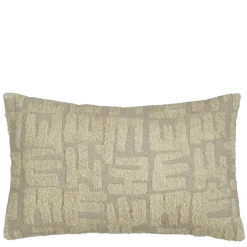 Graphic kussen beige - l55xb35xh10cm