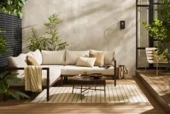 Graphic kussen beige - l55xb35xh10cm