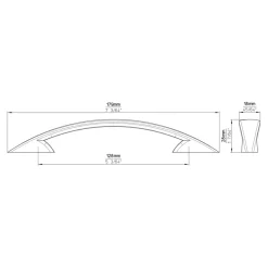 Greep Eva rvs look 180mm