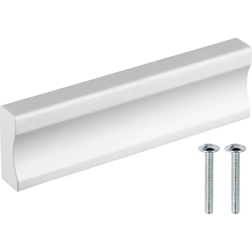 Greep Vierkant aluminium 84mm