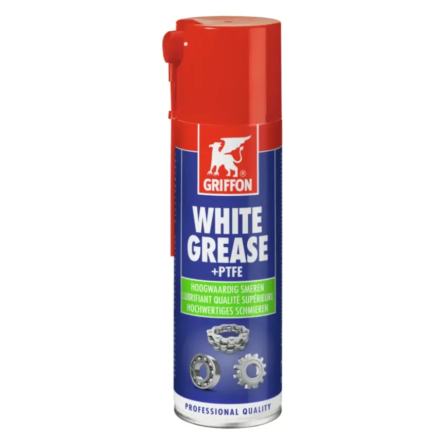 Griffon white grease met PTFE spuitbus 300 ml