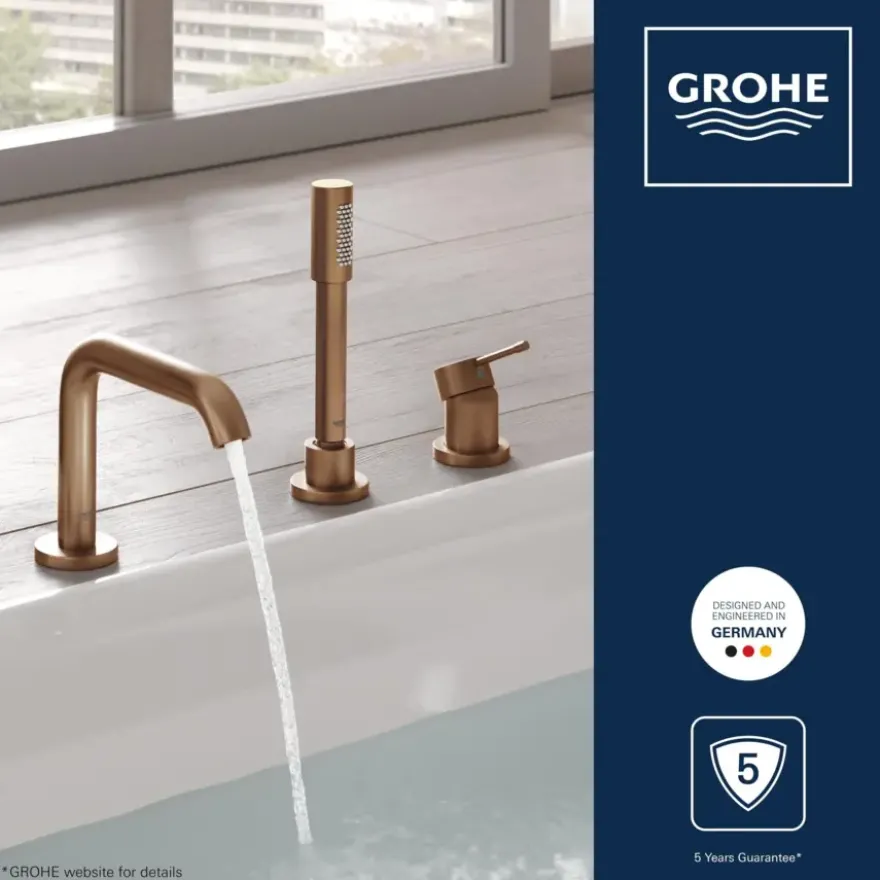 Grohe Colours Badrandcombinatie Essence New 4-delig Koper