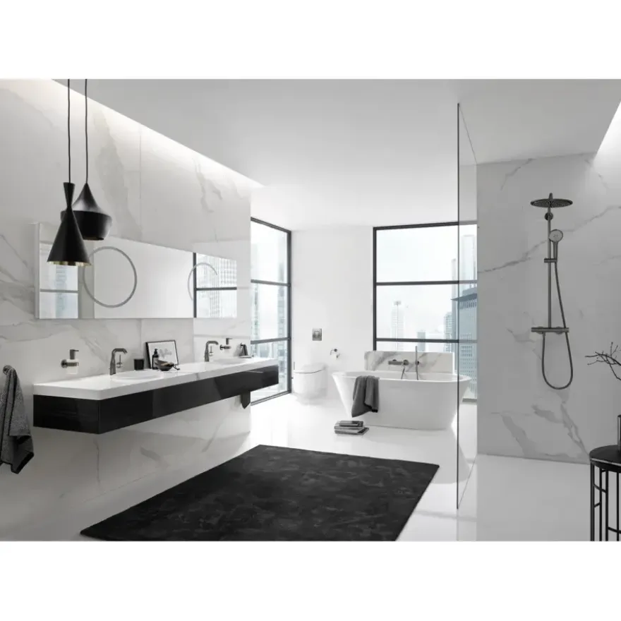 Grohe Colours Bedieningspaneel Skate Cosmopolitan Grafiet Kunststof