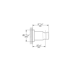 Grohe Colours Handdouchehouder Essence New RVS