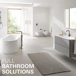 Grohe Colours wastafel inbouwkraan Essence New M 2-gats grafiet