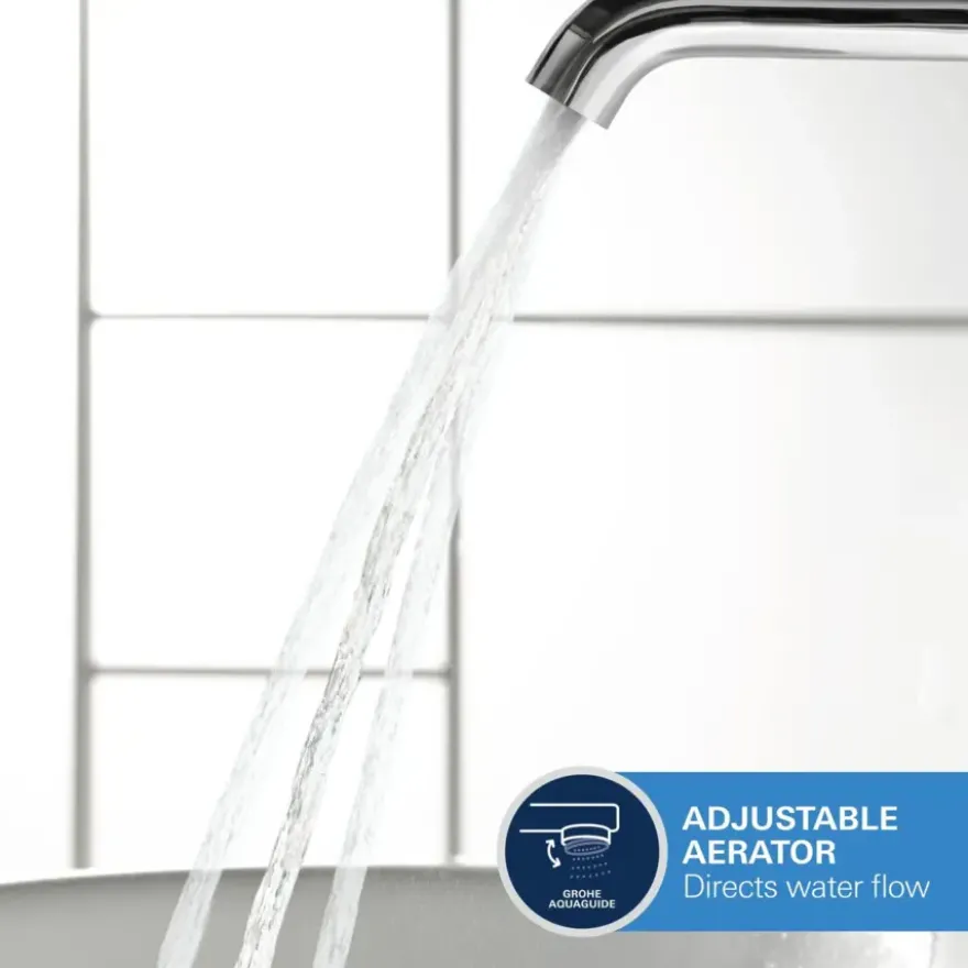 Grohe Colours wastafel inbouwkraan Essence New M 2-gats grafiet