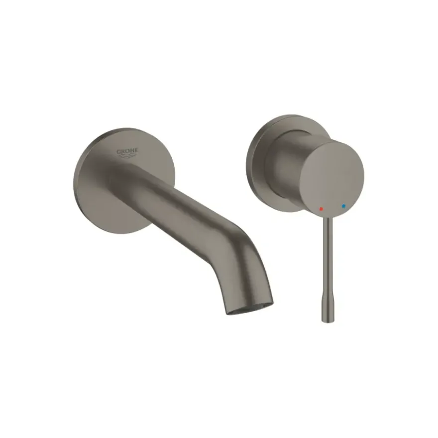 Grohe Colours wastafel inbouwkraan Essence New M 2-gats grafiet