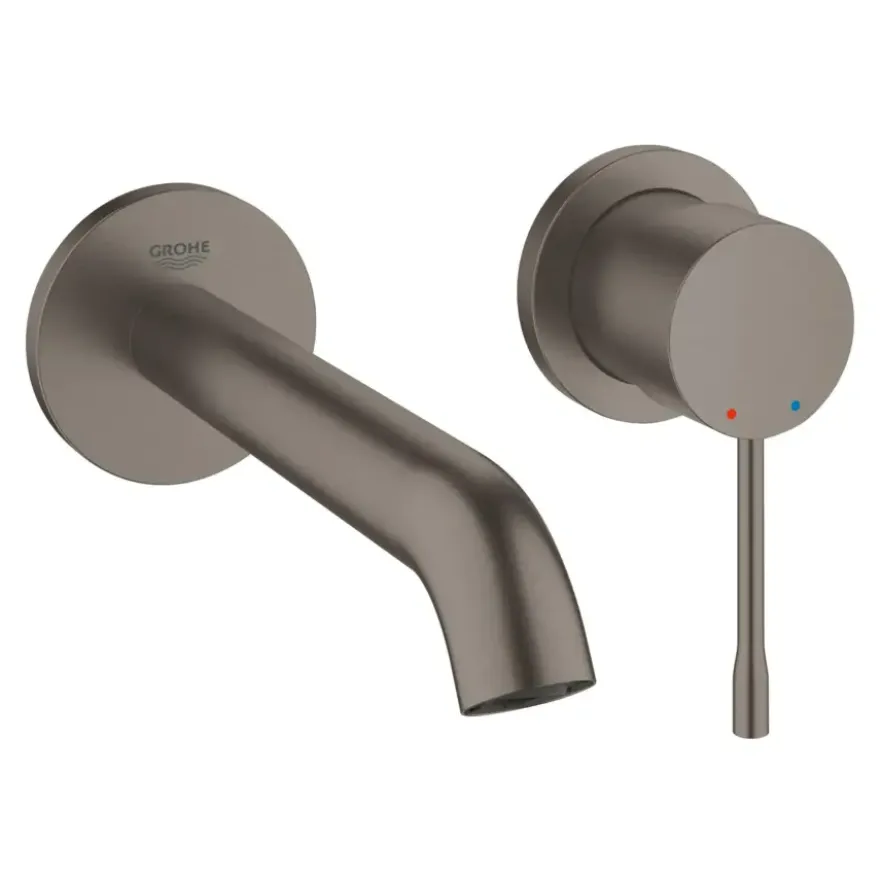 Grohe Colours wastafel inbouwkraan Essence New M 2-gats grafiet