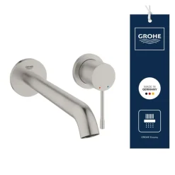 Grohe Colours Wastafelkraan inbouw Essence New L Eengreep RVS